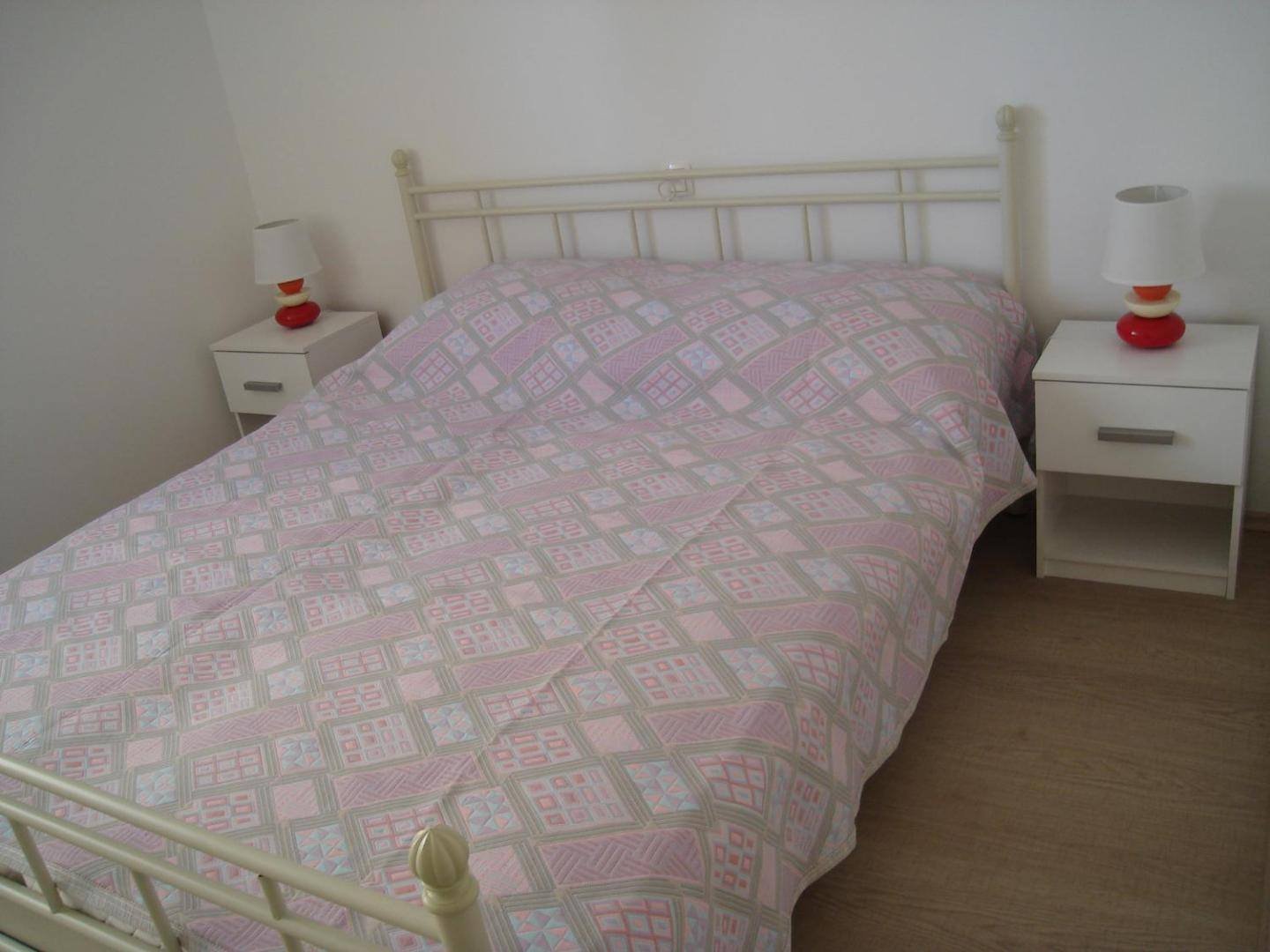 Bedroom with a double bed